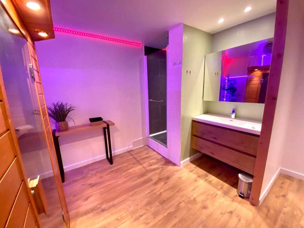 Cosy & Spa Appartement Luxe Jacuzzi Sauna Suite Cristal Avinhão Exterior foto