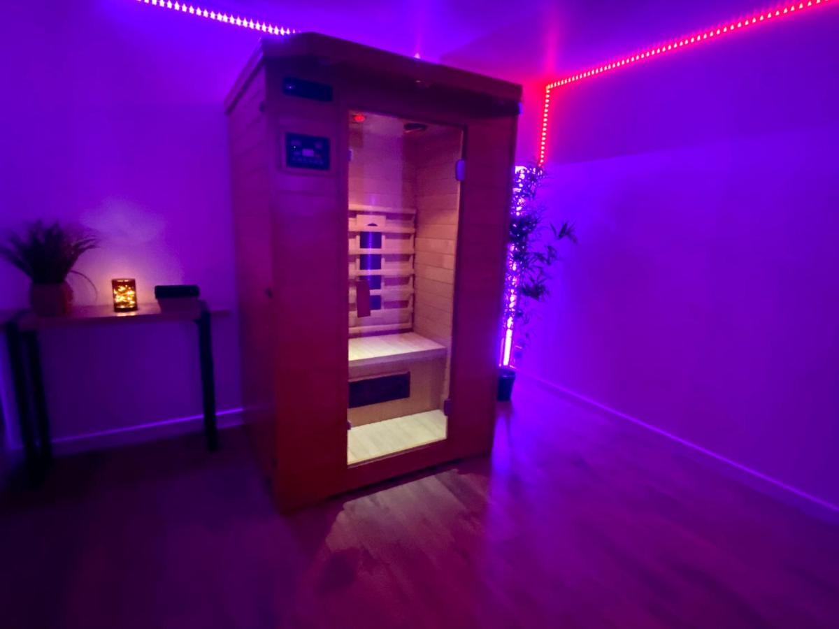 Cosy & Spa Appartement Luxe Jacuzzi Sauna Suite Cristal Avinhão Exterior foto