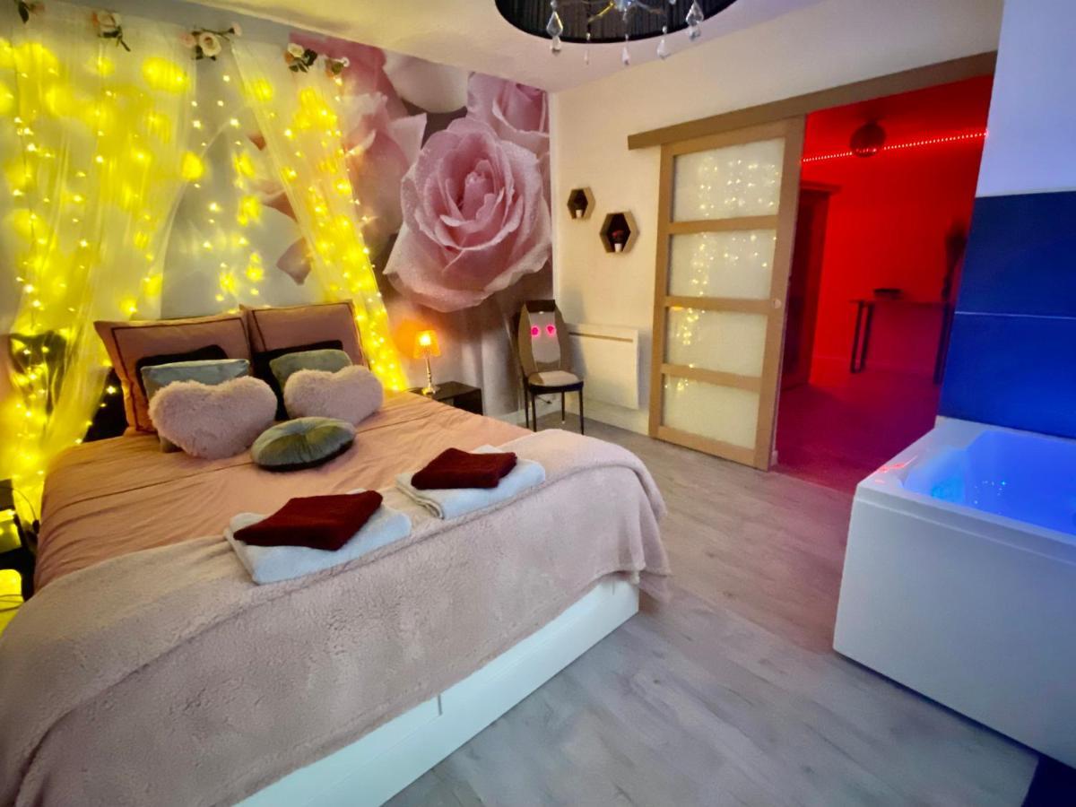 Cosy & Spa Appartement Luxe Jacuzzi Sauna Suite Cristal Avinhão Exterior foto
