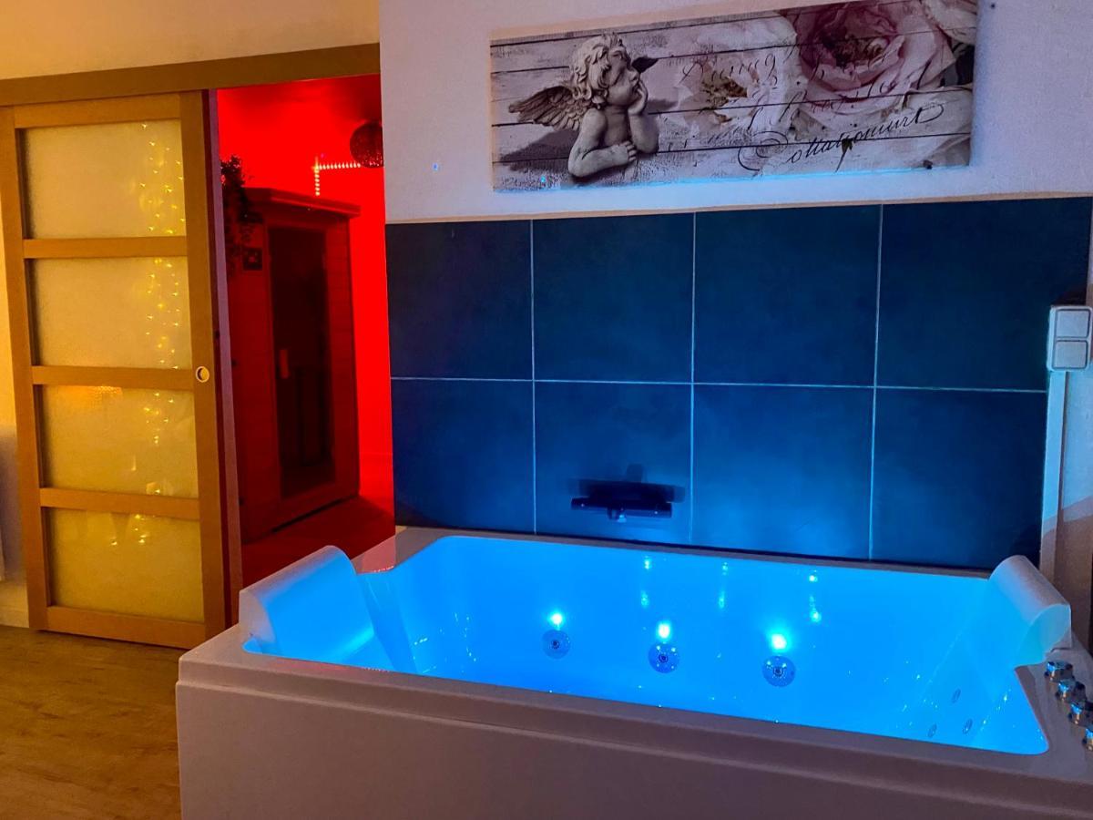 Cosy & Spa Appartement Luxe Jacuzzi Sauna Suite Cristal Avinhão Exterior foto