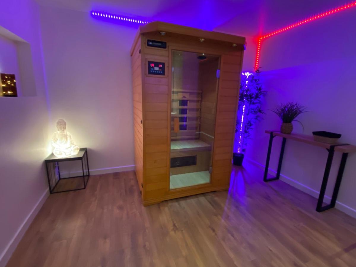 Cosy & Spa Appartement Luxe Jacuzzi Sauna Suite Cristal Avinhão Exterior foto